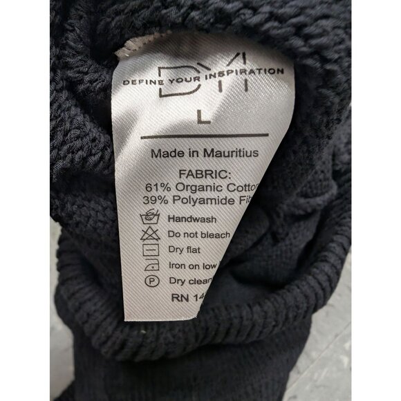 DYI Women's Sweater Felt Bottom Short Black Size Large - Picture 6 of 7